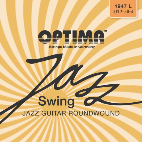 Optima struny pro E-kytaru Jazz Swing série Round Wound