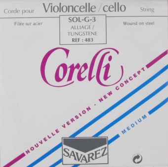 Struny pro Cello Ocel 483