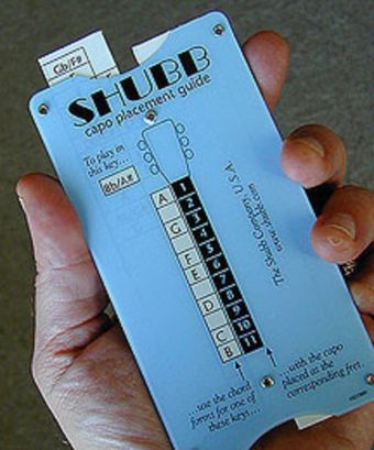 Shubb Kapodaster Transposing Guide TG1