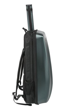 Pouzdro pro housle Space Bag zelená 4/4 - 3/4 33 x 67 (včetně pouzdra pro smyčec 79 ) x 19 cm