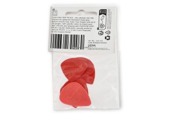 Trsátko Diamond Grip Picks Nylon Sharp Tip 0,73 mm červená