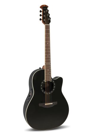 E – akustická kytara Standard Balladeer Deep Contour Cutaway Černá 2771AX-5-G