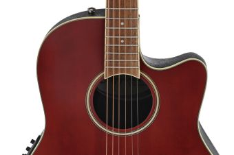 E – akustická kytara AB24II Mid Cutaway  Ruby Red Satin AB24-2S