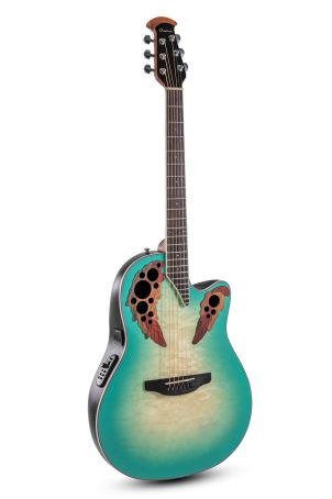 E – akustická kytara Celebrity Elite Plus Mid Cutaway  Mintburst CE44X-9B-G