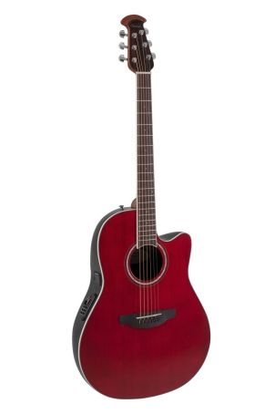 E – akustická kytara Celebrity CS Standard Mid Cutaway  Ruby Red CS24-RR-G