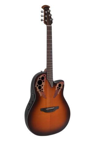 E – akustická kytara Celebrity Elite Mid Cutaway  Sunburst CE44-1-G